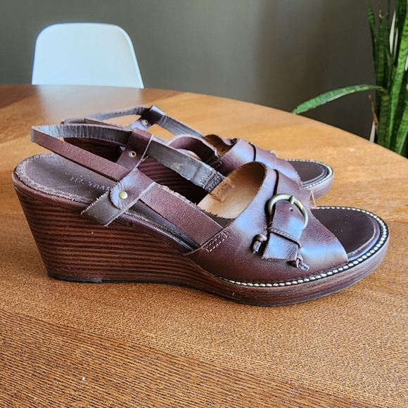 HS Trask Slingback Wedge Sandals - Picture 2 of 5